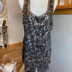 Sequin Sleeveless Dressy Tank Top